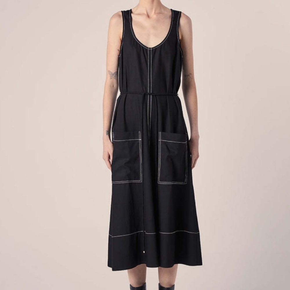 NWT Proenza Schouler White Label Lucy A-Line Midi Dress